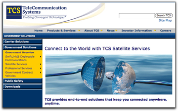 TCS homepage banner