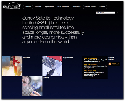 SSTL homepage