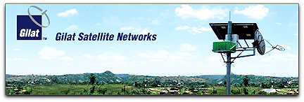 Gilat Satellite Networks homepage banner