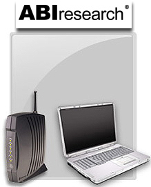 ABI Research logo + home networking graphic