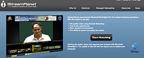 iStreamPlanet homepage