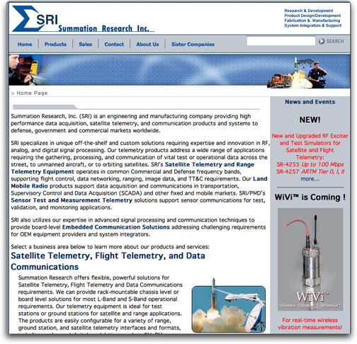 SRI homepage