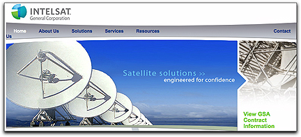 Intelsat General homepage