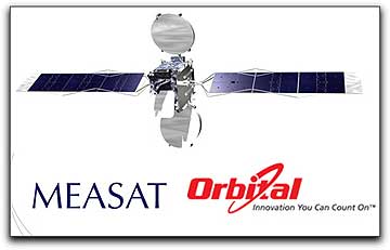 MEASAT + ORBITAL MEASAT-3a graphic
