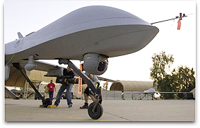 Predator UAV being loaded