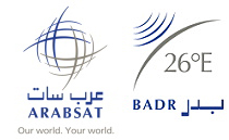 Arabsat + BADR-26 logos