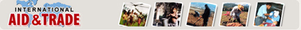 Int'l Aid + Trade Show banner