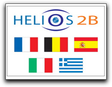 Helios 2B logo (CNES, DGA, Arianespace)