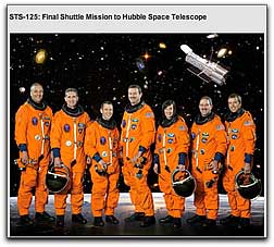 STS-125 crew