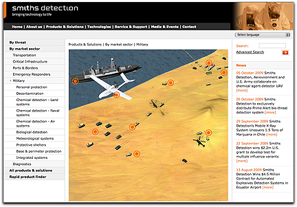 Smith's Detection military page