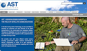 AST Systems homepage