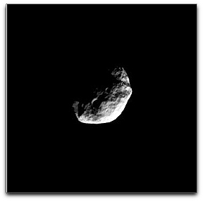NASA + ESA's Cassini's view of Janus
