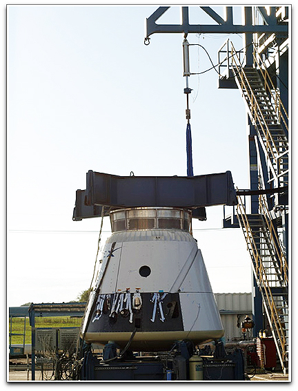 SpaceX Dragon load testing