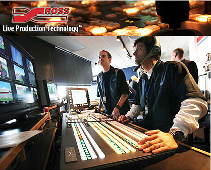 Ross Video banner logo + pic