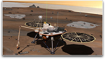 NASA's Phoenix Mars Lander tests soil