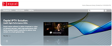 Espial homepage banner