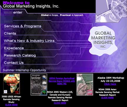 Global Marketing Insights homepage