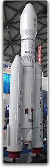 Model of Geosynchronous sat launch vehicle MIII
