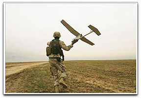 Raven B field launch (AeroVironment)