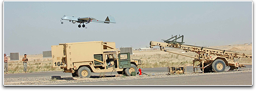 U.S. Army Shadow UAV launch