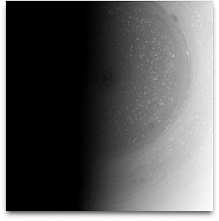 Saturn's Vortex by Cassini (NASA)