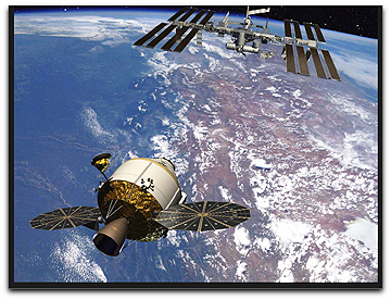 NASA Orion image enroute to ISS