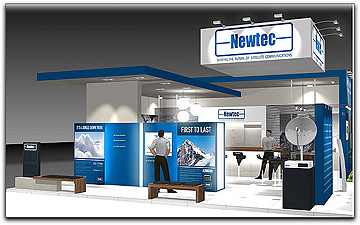 Newtec's IBC booth