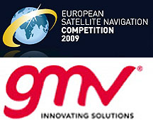 European SatNav + GMV logos