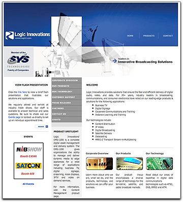 Logic Innovations homepage