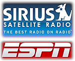 SIRIUS + ESPN logos
