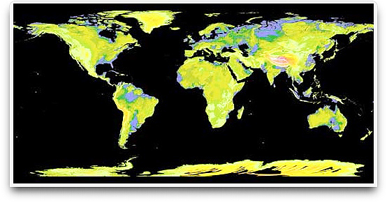 ASTER world map