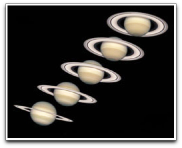 Saturn ring tilts Cassini NASA
