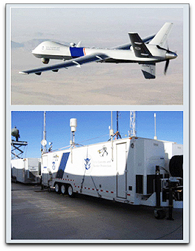 USCG Predator MQ-9 and mobile center