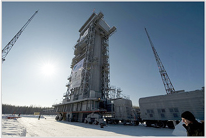Plesetsk launch tower