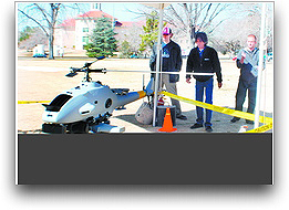 Yamaha RMAX UAV helicopter to NMSU