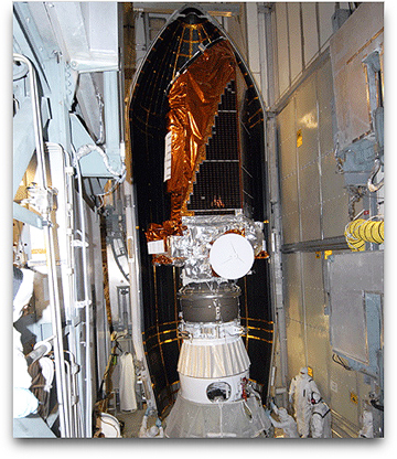 Kepler's fairing installation