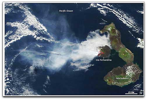 La Cumbre Volcano (NASA)