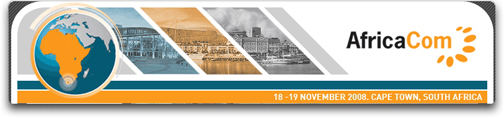 AfricaCom 2008 banner