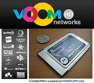 VOOM Network logo + ancillary graphics