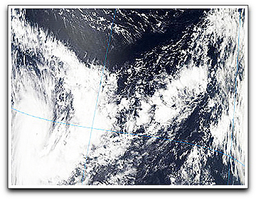 Cleo cyclone (Aqua NASA)