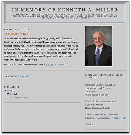 Kenneth A Miller blog
