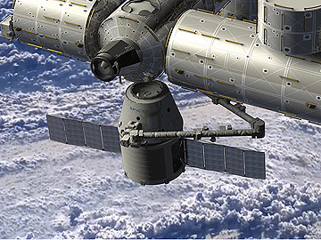 SpaceX Dragon delivery to ISS