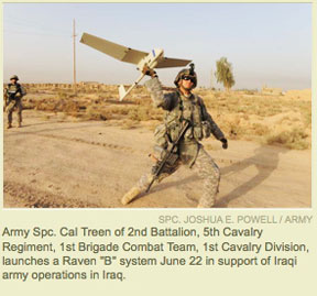 Raven launch in Afghanistan