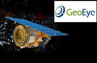 GeoEye logo + GeoEye-1 sat