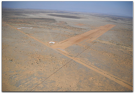 Spaceport America runway under construction