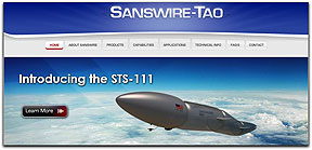 Sanswire-TAO homepage (STS-111)