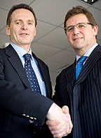 SSTL contract signing: Le Stradic + Perkins