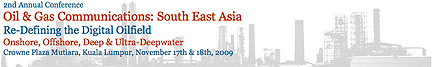 O&GSEA2009 conference banner