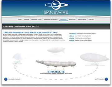 Sanswire LTA UAV page
