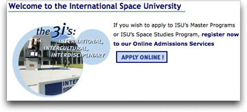 Int'l Space Univ. graphic
